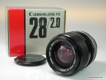Canon FD 28 mm f/2.0 S.S.C.