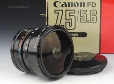 Canon FD 7.5mm f/5.6 Fish-Eye