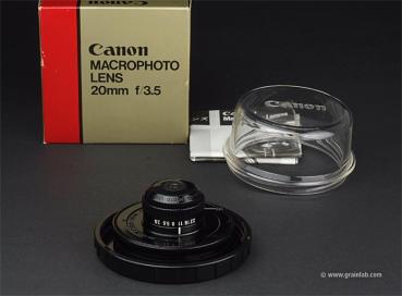 Canon Macrophoto Lens 20mm f/3.5