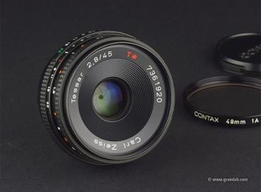 Carl Zeiss Tessar T* 45mm f/2.8 MM - Contax/Yashica