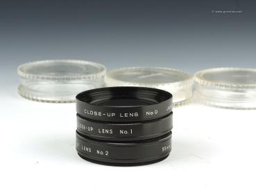 Minolta Close-up lenses No.0, 1 und 2 - 55mm