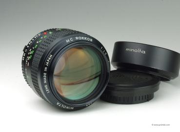 Minolta MC Rokkor 85mm f/1.7