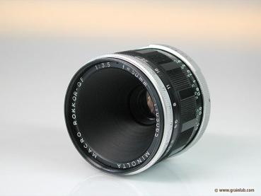 Minolta 50mm f/3.5 Macro Rokkor-QF