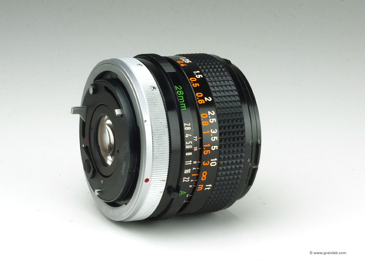 Canon FD 28mm f/2.8 S.C. for sale - Grainlab