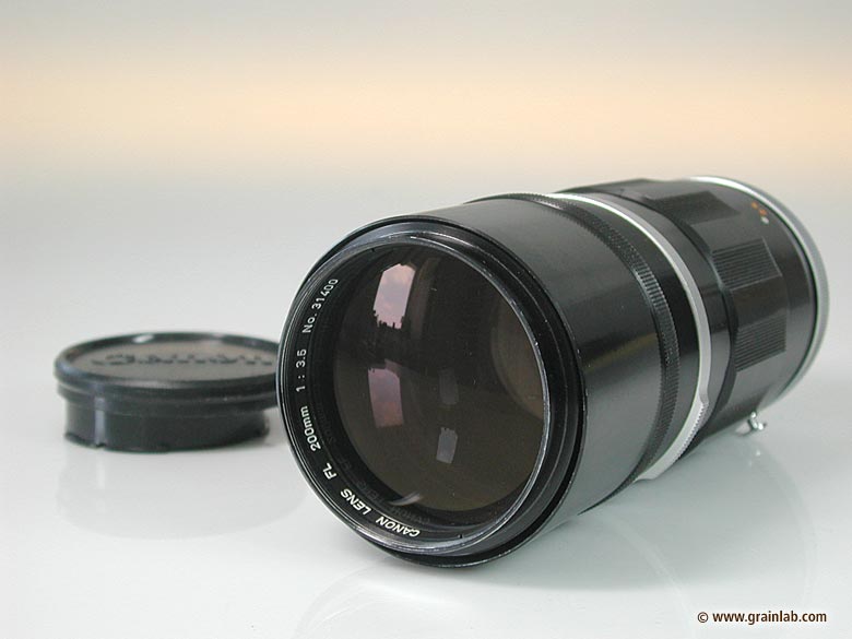 Canon FL 200mm f/3.5 - Grainlab