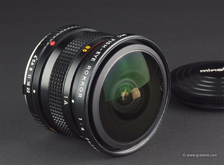 Minolta MC 7.5mm f/4 Fish-Eye - Grainlab