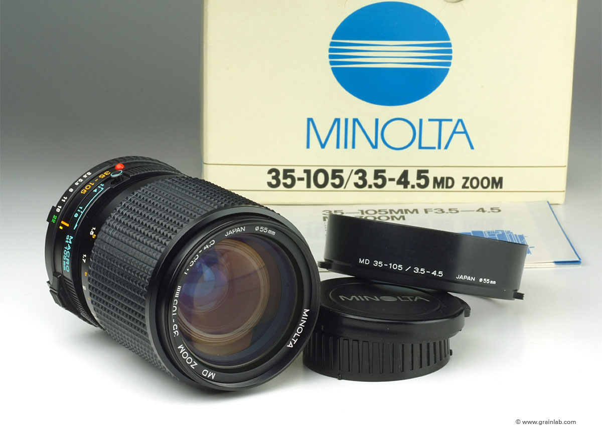 MINOLTA MD ZOOM 35-105mm F3.5-4.5 - レンズ(ズーム)