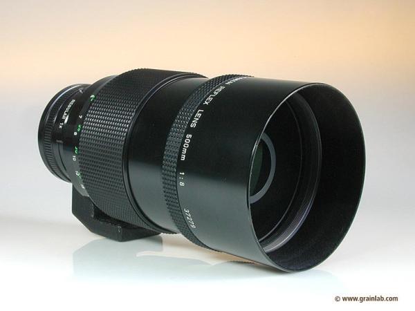 Canon FD 500mm f/8 Reflex