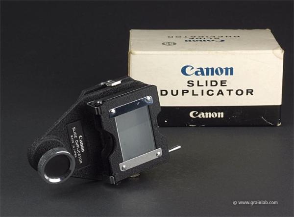 Canon Slider Duplicator für Bellows FL