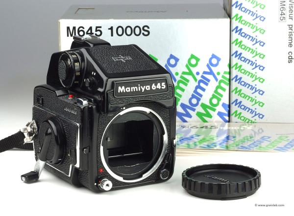 Mamiya M645 1000s + CdS Prism Finder