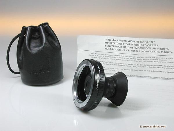 Minolta Lens-Monocular Converter