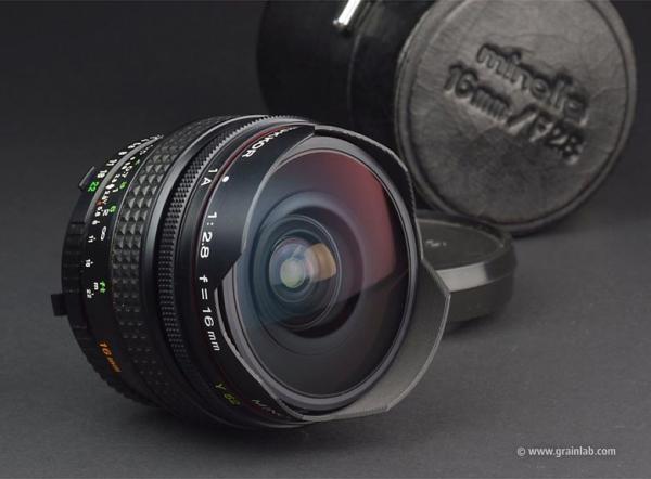 Minolta MD 16mm f/2.8 Fish-Eye - Grainlab