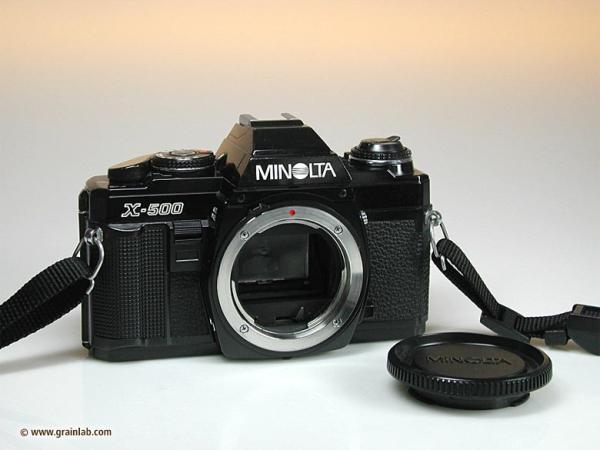 Minolta X-500 black - Grainlab