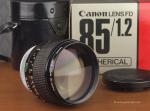 Canon FD 85mm f/1.2 S.S.C. Aspherical